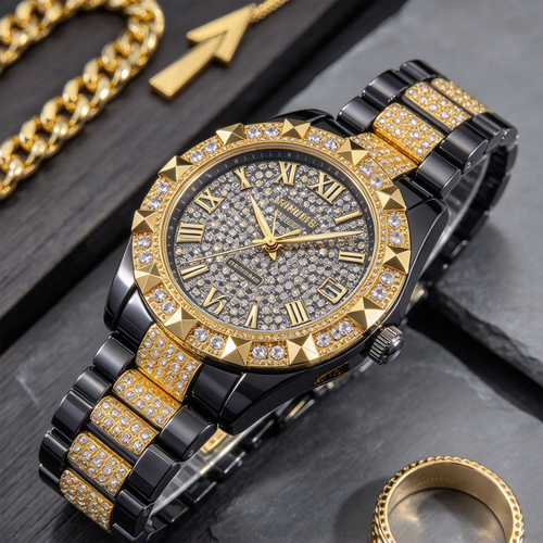 Men's Watch and Jewelry Set