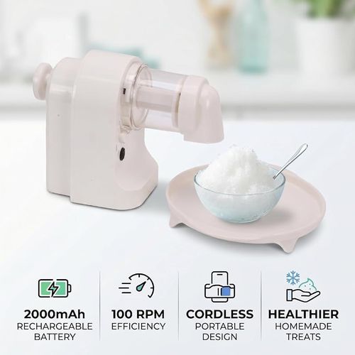 Electric shaved ice machine