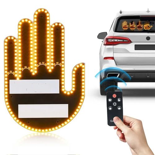In-car LED gesture light