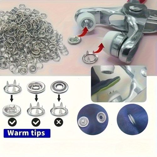 Prong snap fastener