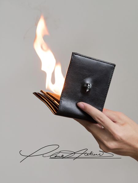 Plank Ateliers God's Eye Flame Magic Wallet Handmade & Custom-made Products
