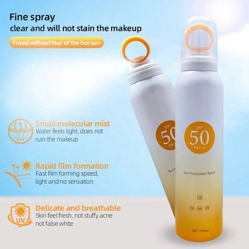 Whitening, anti-wrinkle, multi-effect sunscreen spray