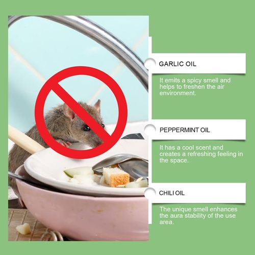 Peppermint Oil Rodent Repellent - Natural Rodent Repellent (10 packets)