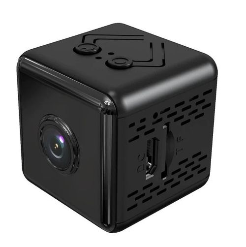 Mini camera for home surveillance, WiFi connectivity, built-in battery