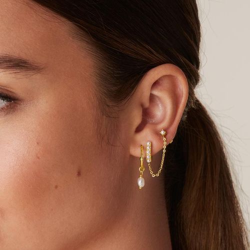 PAVOI 14K Gold Chain Earrings