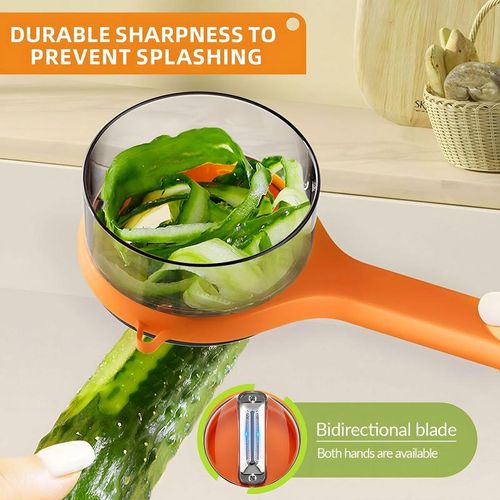 Peeler with storage box