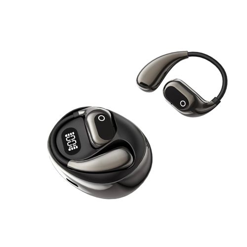 XG99 AI Translator OWS Earphones, Digital Display, Soft-Arc Stereo Sound, IPX4 Waterproof