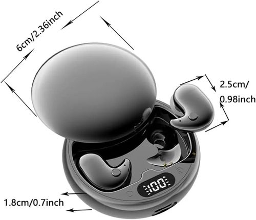 Invisible Wireless Noise Cancelling Sleep Headphones