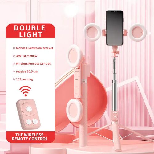 Micron Selfie Stick 360° Phone Stand for Video Streaming and Photo Taking