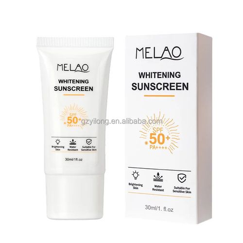 Whitening, sun protection, soothing and repairing sunscreen