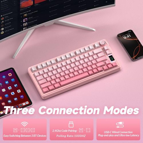FURYCUBE IP98 Wireless Tri-mode Silent Keyboard