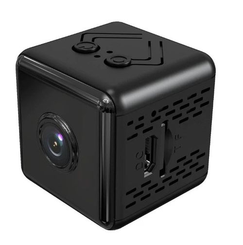 Mini camera for home surveillance, WiFi connectivity, built-in battery