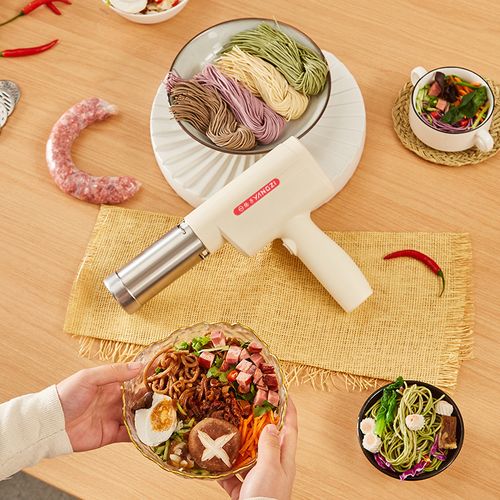 Wireless Handheld Electric Pasta Maker, Fully Automatic Portable Household Noodle Press Machine