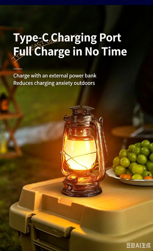 Retro Table Lamp, American Vintage Kerosene Lantern, Decorative Bedside Lamp for Living Room Bedroom Homestay Inn