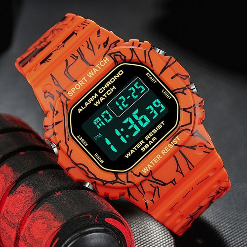 🔥Hot New Digital Watch, Waterproof Luminous Multifunctional Cool Sports Wrist Watch