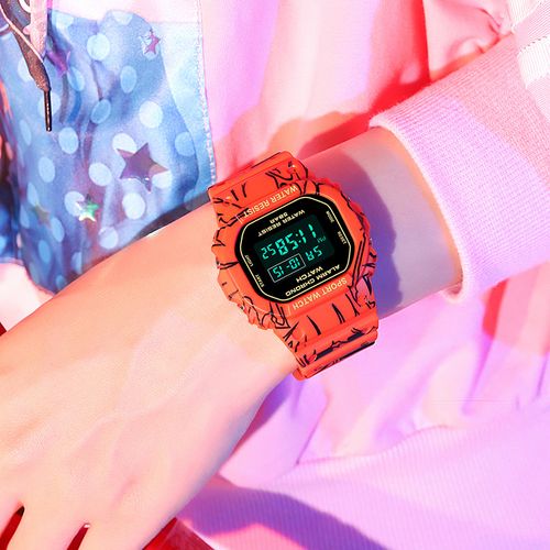 🔥Hot New Digital Watch, Waterproof Luminous Multifunctional Cool Sports Wrist Watch