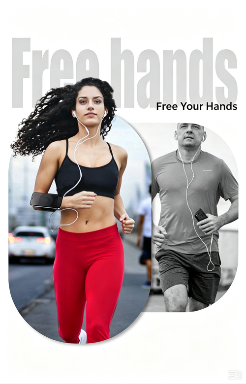 Adjustable Magnetic Wrist Phone Strap | Hands-Free Phone Holder for Running & Cycling  >
