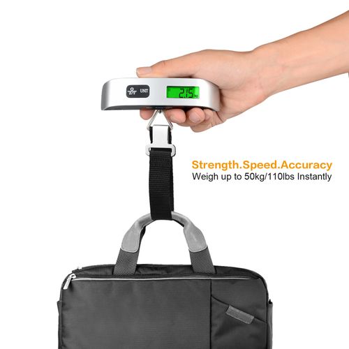 Mini Portable Handheld Electronic Luggage Scale | Travel Suitcase & Parcel Weighing Scale
