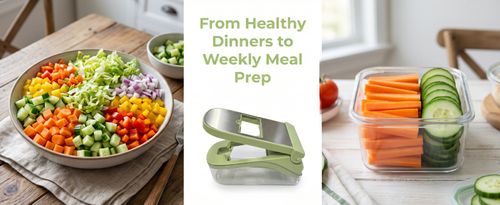 Multifunctional Vegetable Chopper, Mandoline Slicer, Potato Cutter Shredder, Onion Dicer, Kitchen Food Cutter