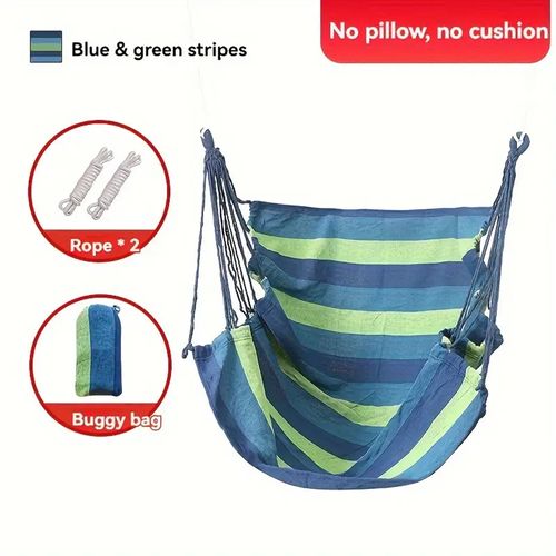Hanging Chair Outdoor Swing Hammock Basket Chair for Patio Garden  >