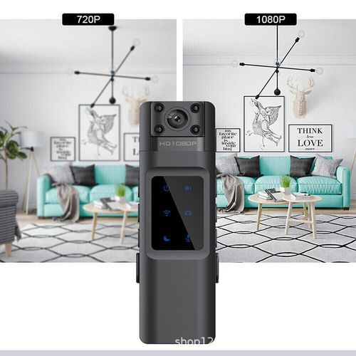 1080P HD WiFi Body Camera | Night Vision & Audio Recorder for Meeting, Sports & Law Enforcement