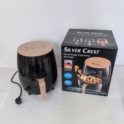 6L Large Capacity Smart Touch Air Fryer, Multi-function Electric Oven & Chips Maker