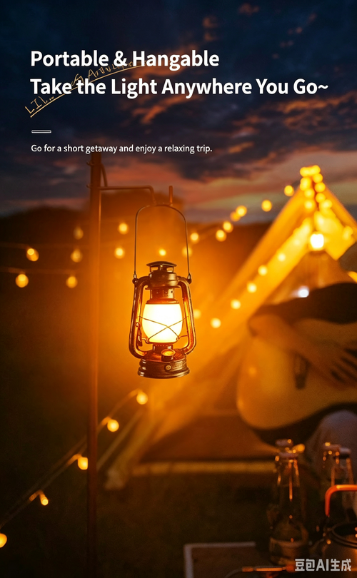 Retro Table Lamp, American Vintage Kerosene Lantern, Decorative Bedside Lamp for Living Room Bedroom Homestay Inn