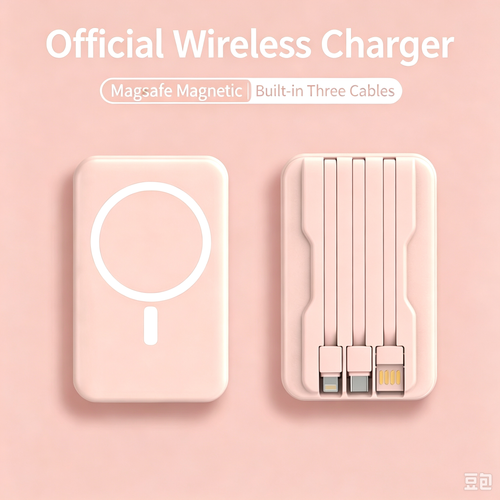 20000mAh Ultra Slim Power Bank | 22.5W Super Fast Charge Built-in Cables 3C Certified