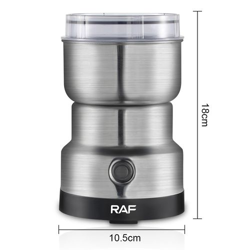 Electric Grinder, Dry Mill with Grinding Cup, Portable Powder Maker, Stainless Steel Coffee Grinder