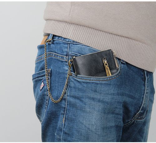 New Men's Short Billfold | Large Capacity Multi Card Slots Wallet with Coin Pocket