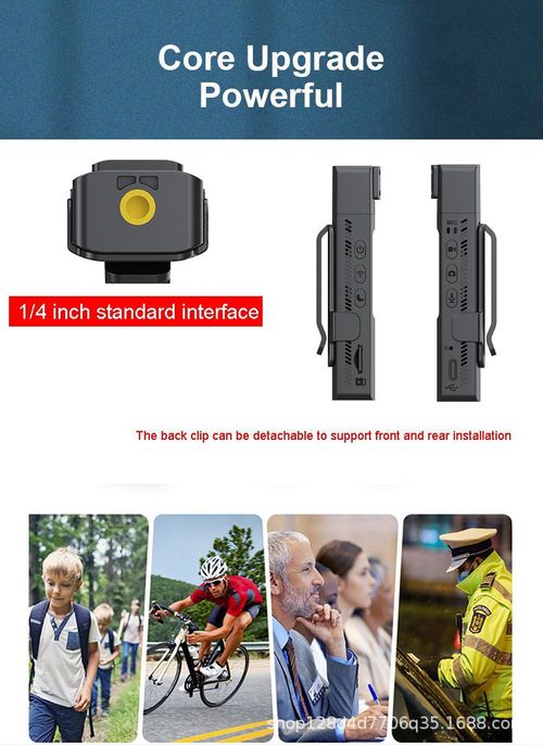 1080P HD WiFi Body Camera | Night Vision & Audio Recorder for Meeting, Sports & Law Enforcement