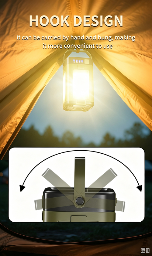 Solar 4-Leaf Foldable Camping Light | Multifunctional Outdoor Atmosphere Lamp with Power Output