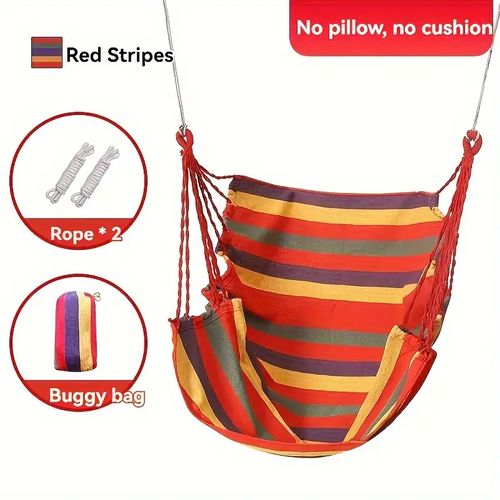 Hanging Chair Outdoor Swing Hammock Basket Chair for Patio Garden  >