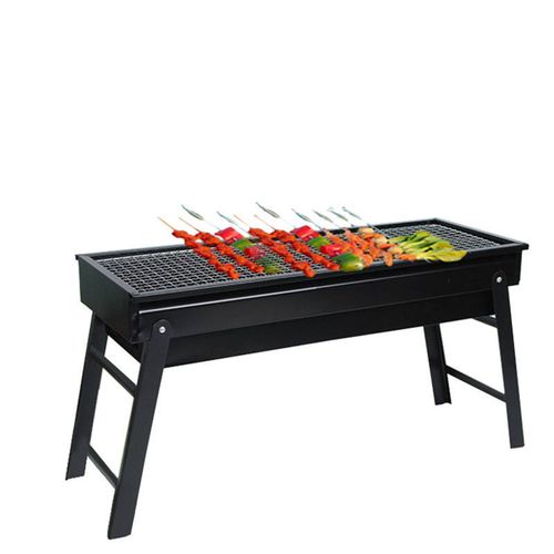 Camping BBQ grill, portable folding BBQ rack