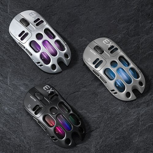 2025 Popular T-WOLF X3 Wireless Mouse Paw3311 Sensor Hollow Design Rgb Colorful Breathing Light Laptop Entertainment Compatible