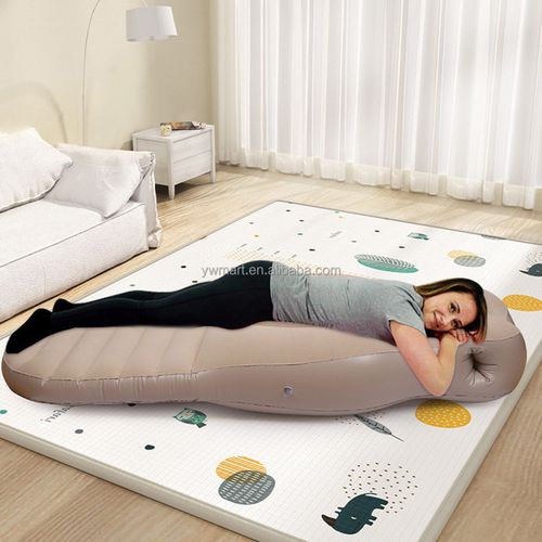 Inflatable mattress for pregnant women sleeping on their stomachs