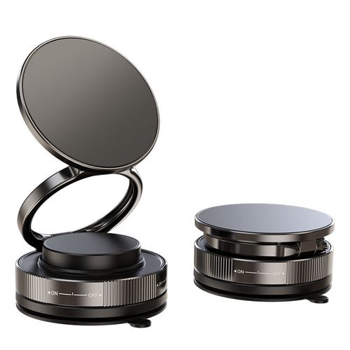 360° Rotating Universal Suction Cup Magnetic Phone Holder Car Phone Holder with Foldable Vacuum Phone Holder Two in a Box