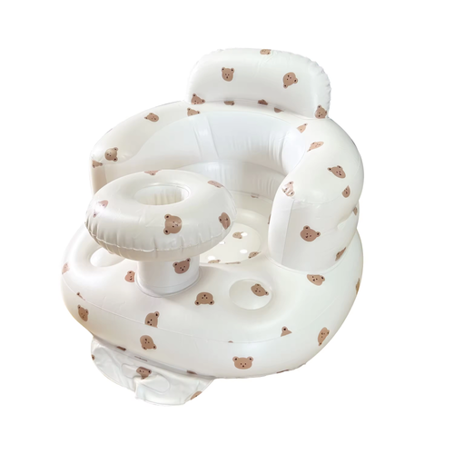 Baby inflatable sofa, portable and easy to fold, indoor and outdoor baby inflatable sofa seat, baby learning seat
