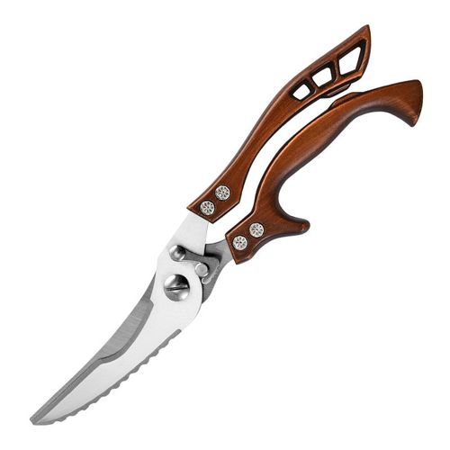 Kitchen scissors multifunctional household stainless steel strong shears chicken, duck and goose bone grabbing imported scissors food grade