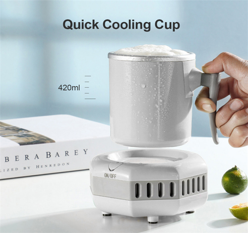 Office Portable Instant Electric Fast Cooling Cup Refrigerator Freezer Car Beer Wine Water Cooling Ice Freeze Cup