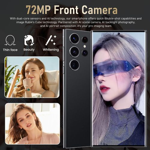 S24 Ultra 7.3-inch Smartphone with 16GB+1TB Storage (Black)