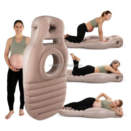 Inflatable mattress for pregnant women sleeping on their stomachs