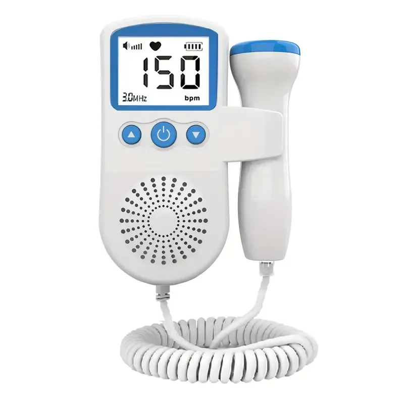 Fetal heart rate monitor, fetal heart rate monitor, home Doppler for pregnant women to listen to fetal heart