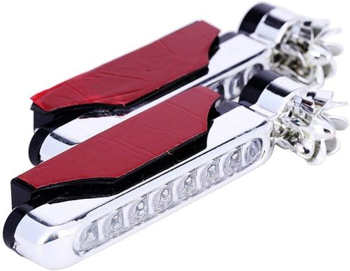 (Two-pack) Car center control light LED wind running light modified daytime running light headlight auxiliary light electric car motorcycle decorative wind running light