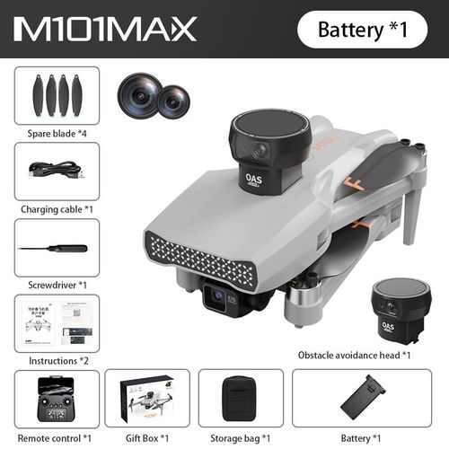 Drone 3-axis gimbal with GPS positioning, automatic return, brushless HD aerial photography, laser obstacle avoidance, remote control screen