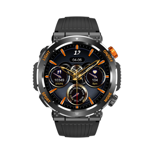 Bluetooth calling smartwatch, health monitoring and sports smartwatch, heart rate, blood pressure, blood oxygen and sleep monitoring, compass, LED lighting