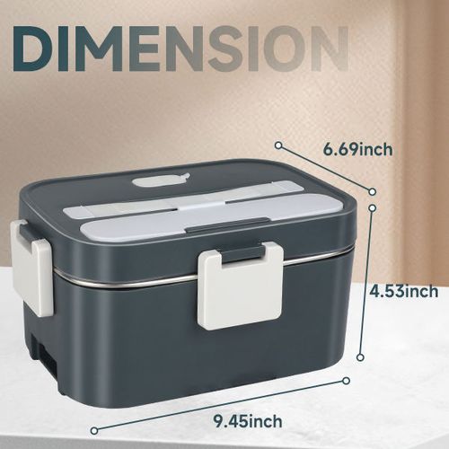 Electric lunch box with plug-in function, heat preservation and heating function, multi-function two-in-one, suitable for home and car use