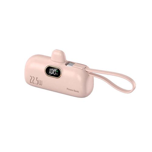22.5W Super Fast Charging Capsule Power Bank 5000 mAh Compact and Portable Power Bank