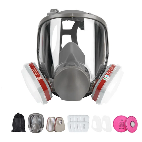 Gas mask spray paint pesticide chemical dust full face mask