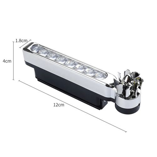 (Two-pack) Car center control light LED wind running light modified daytime running light headlight auxiliary light electric car motorcycle decorative wind running light